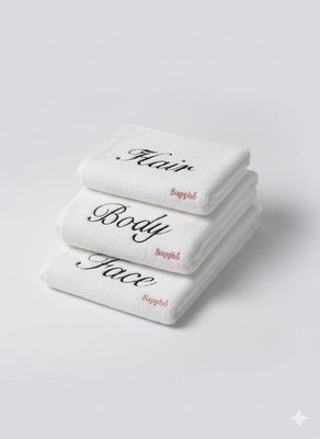 Wrap yourself in spa-level softness and elegance with our Luxury Egyptian Cotton Towel — embroidered for a refined look, ultra-absorbent for daily use. 30 in x 54 in (76.2 cm x 137.2 cm)